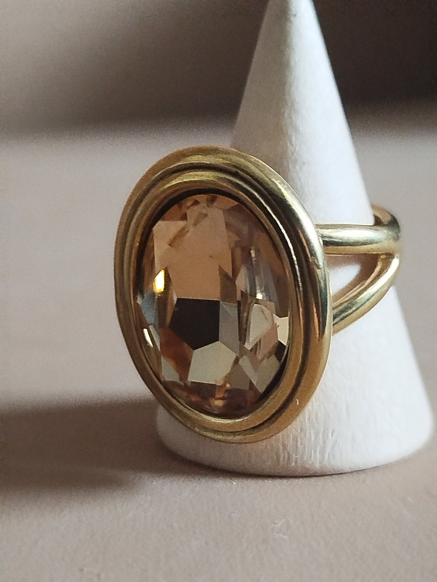 Bague Opaline Ambre