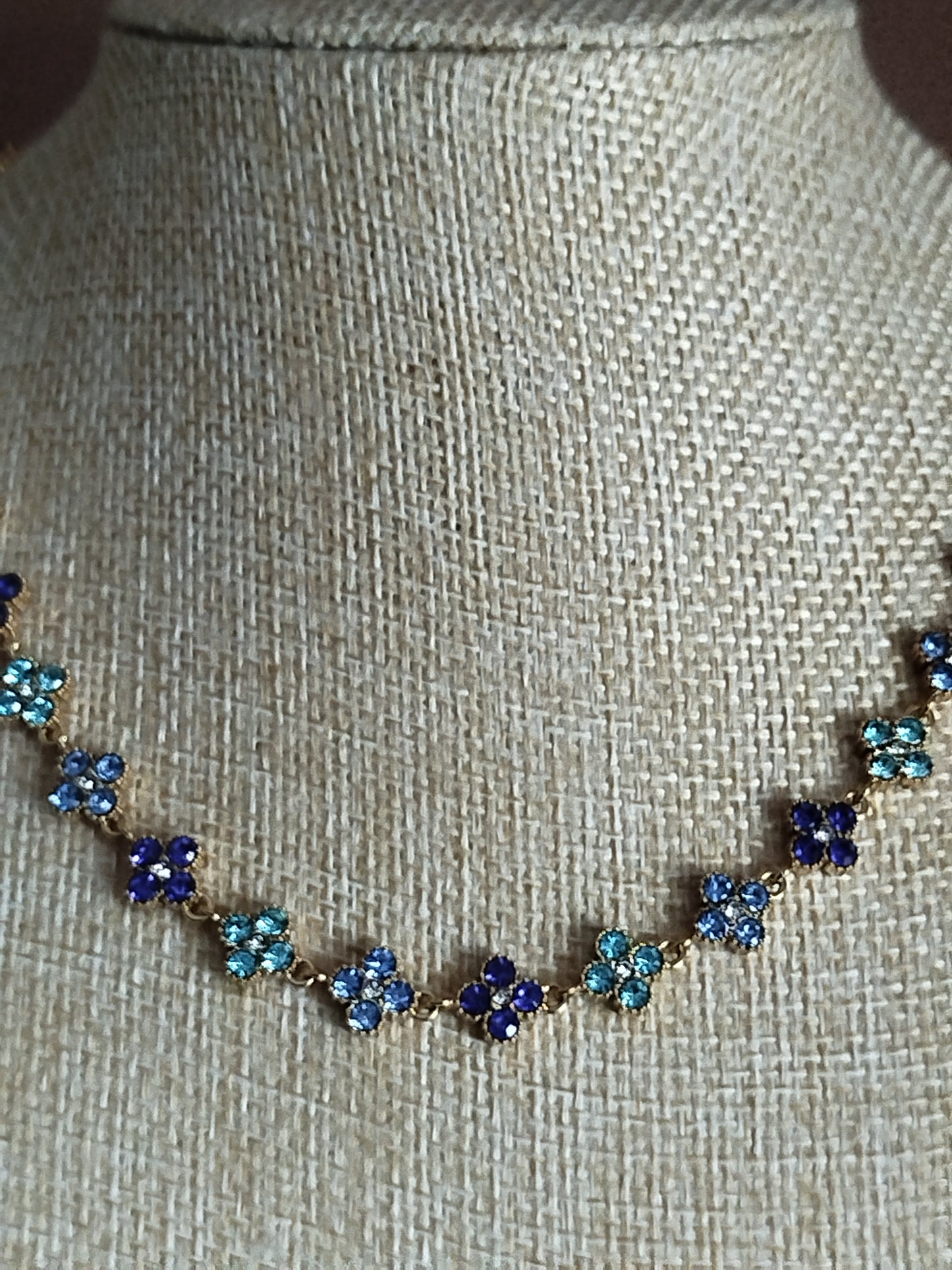 Collier Méline bleu