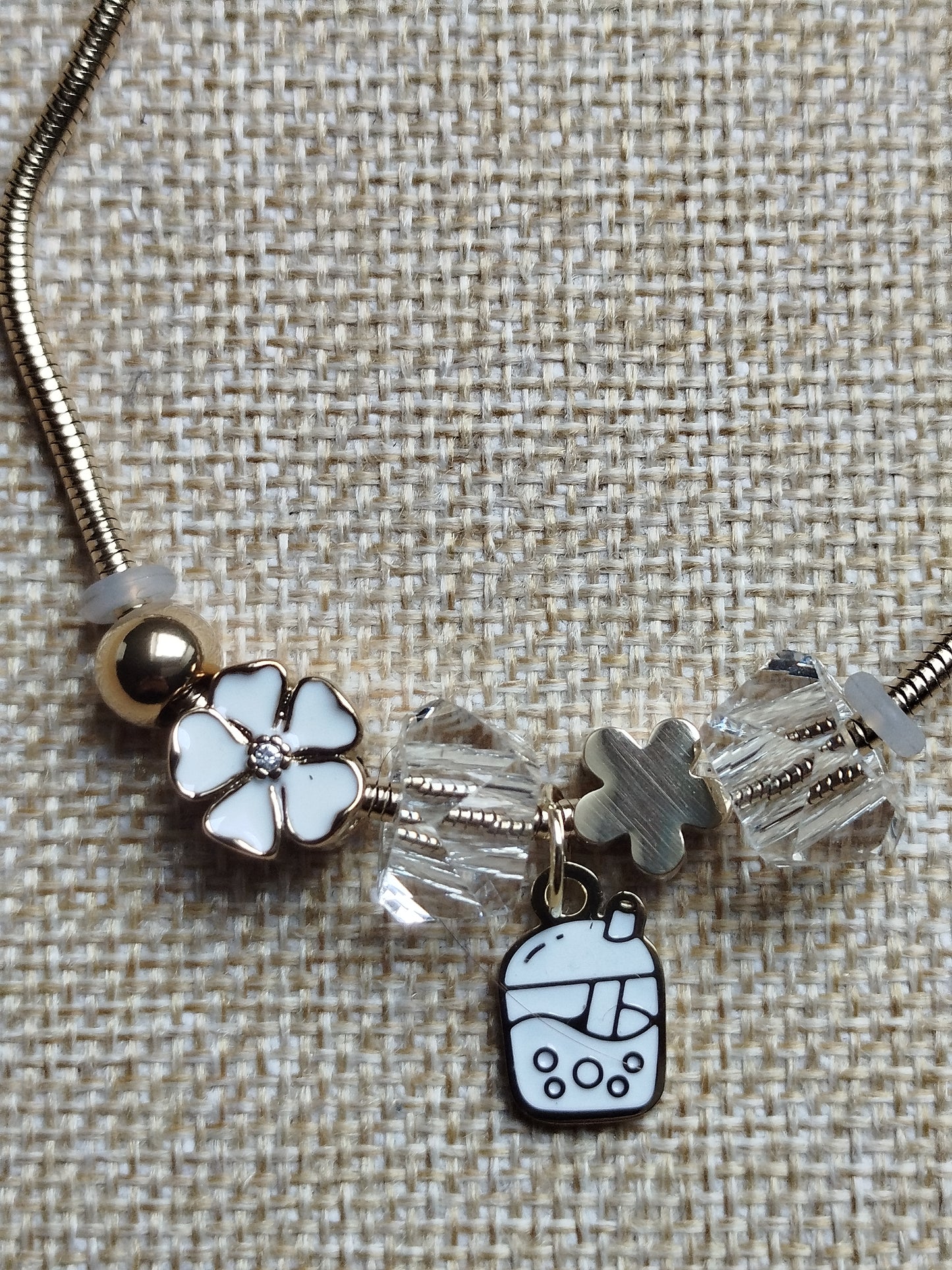 Bracelet Myrtille blanc
