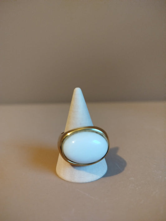 bague Emma blanche