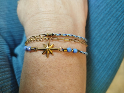 Bracelet Audrey Bleu