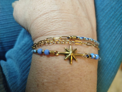 Bracelet Audrey Bleu