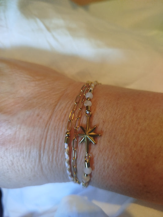Bracelet Audrey Blanc