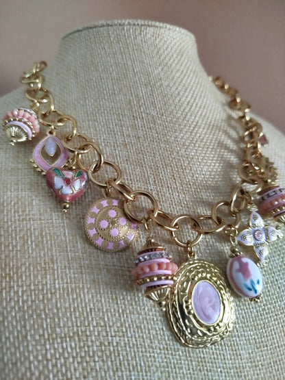 Collier Vicky rose