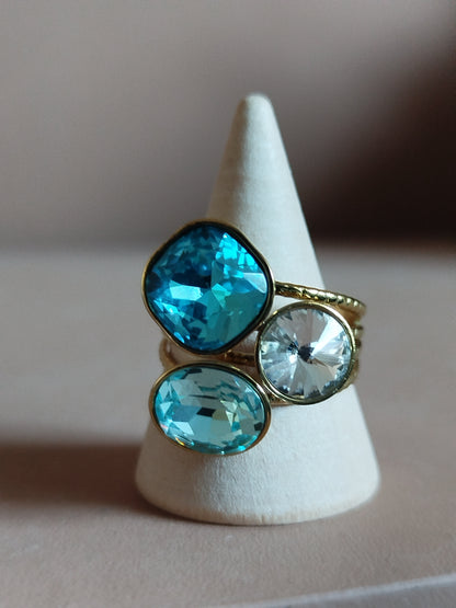 Bague Amanda bleu