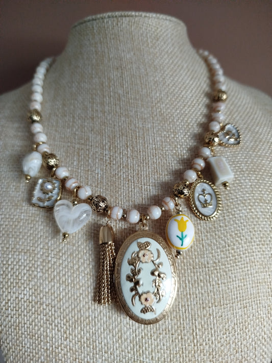 Collier Joséphine jaune