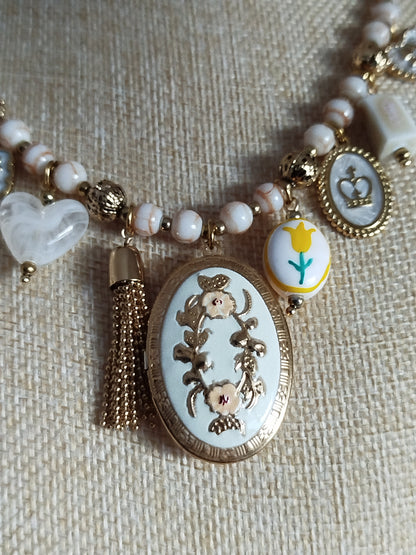 Collier Joséphine jaune