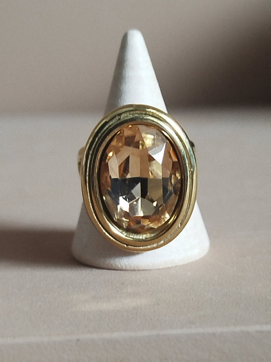 Bague Opaline rose