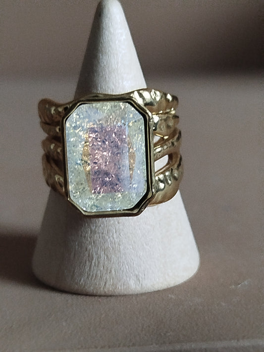 Bague Bianca blanche