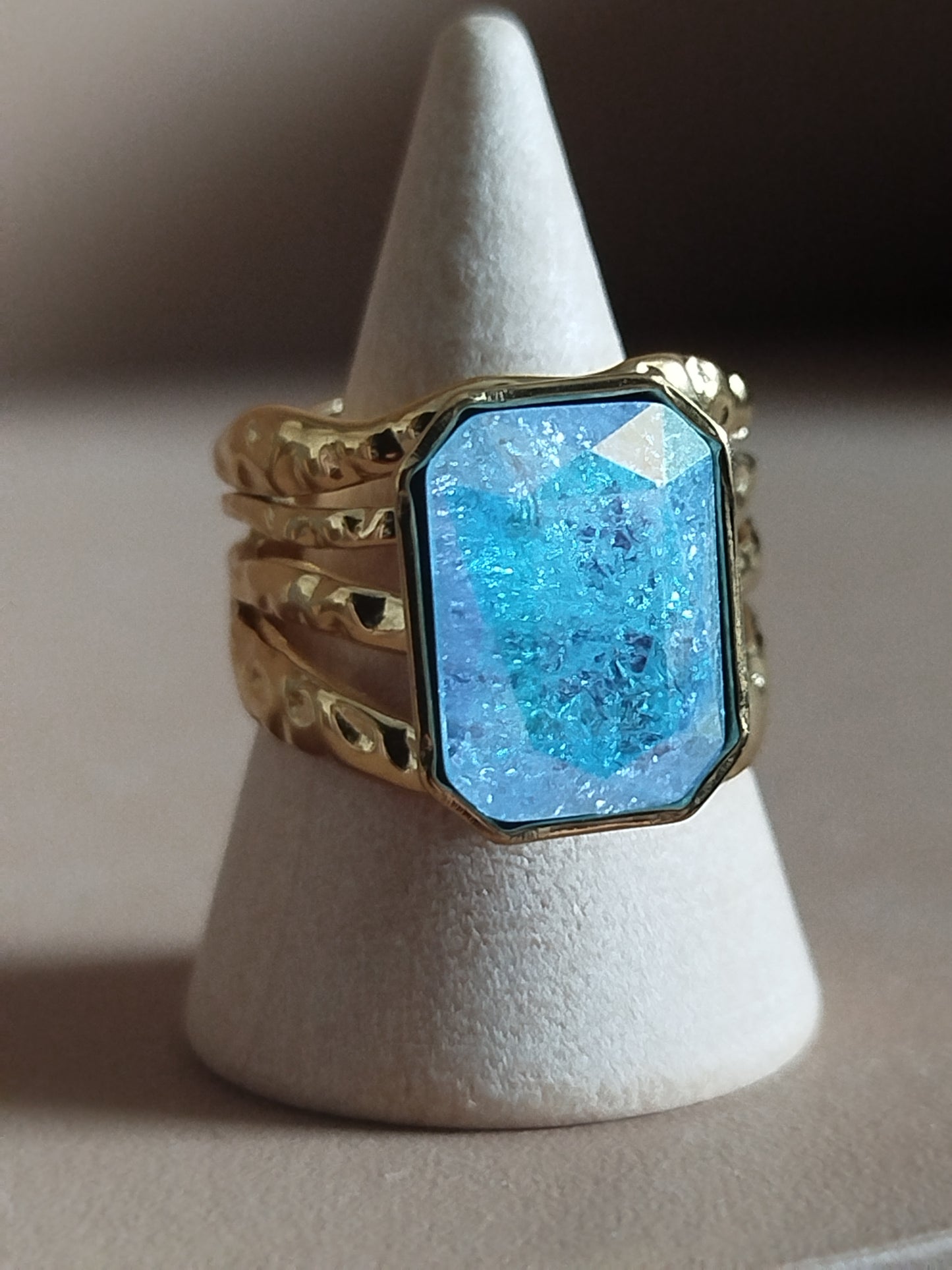 Bague Bianca bleu