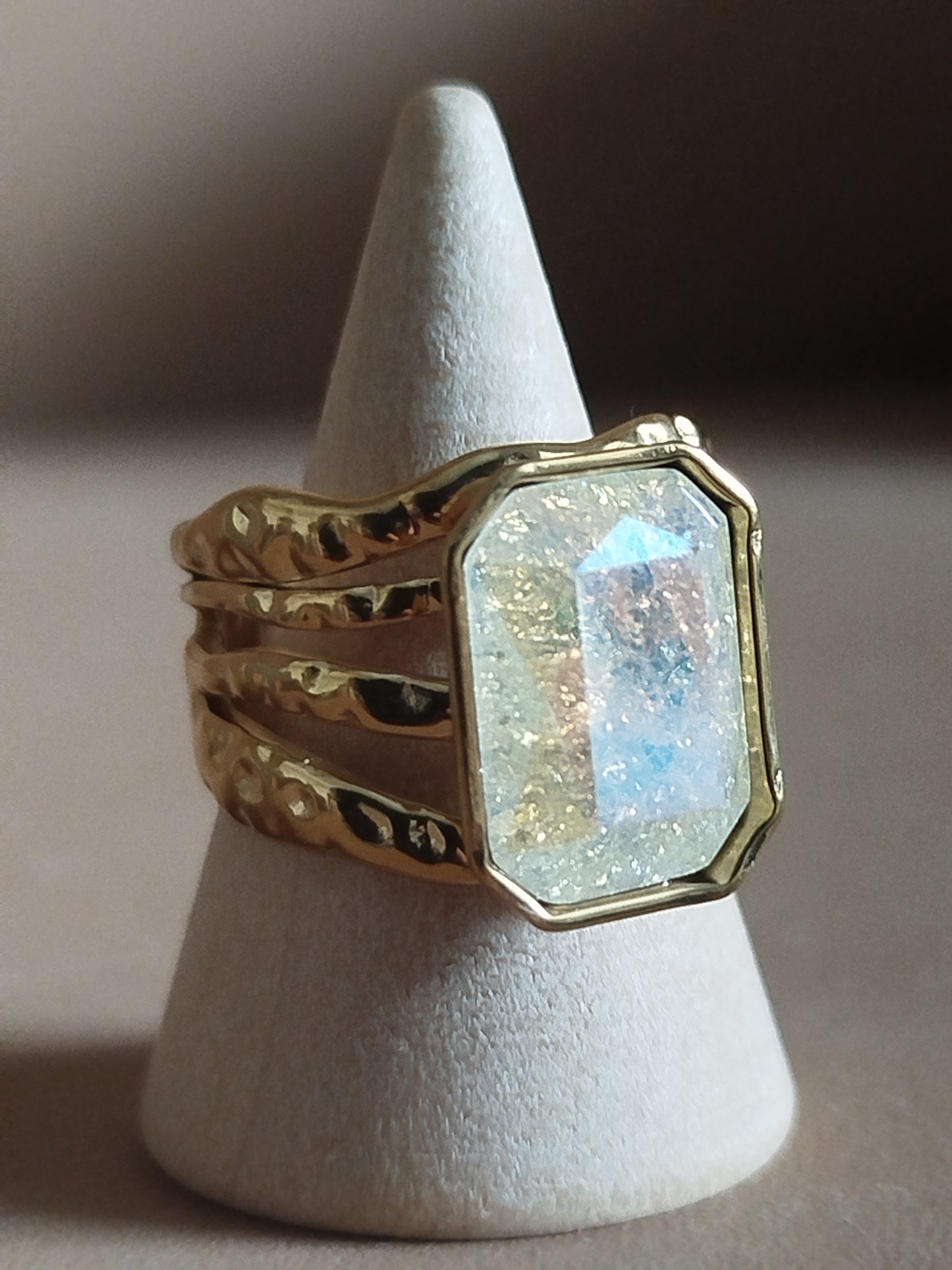 Bague Bianca blanche
