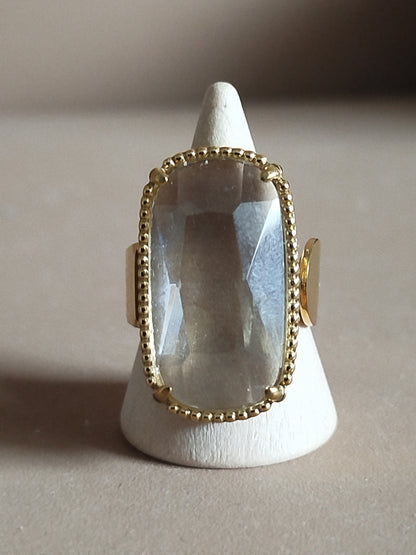 Bague Aglaé blanche