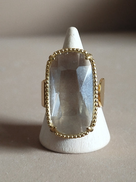 Bague Aglaé blanche
