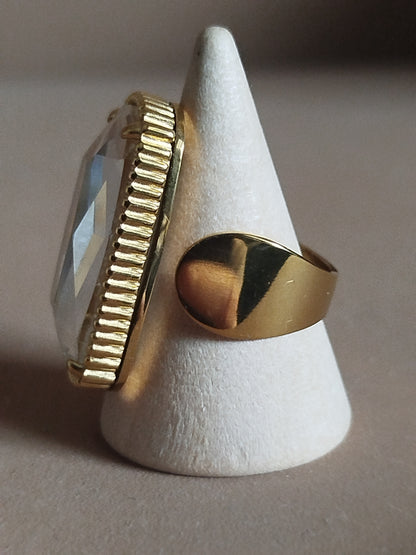 Bague Aglaé blanche