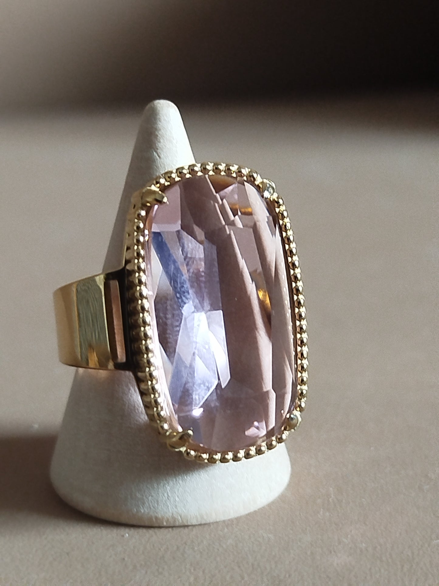 Bague Aglaé rose