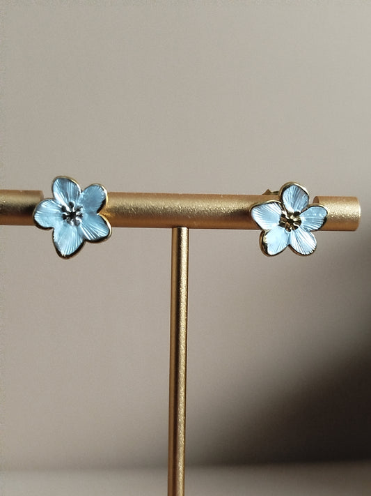 Boucles d'oreilles Akila bleu