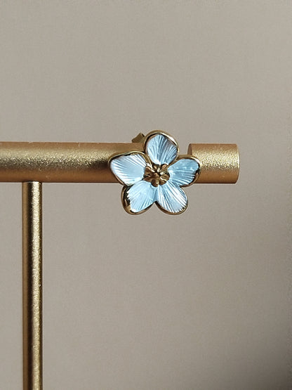Boucles d'oreilles Akila bleu