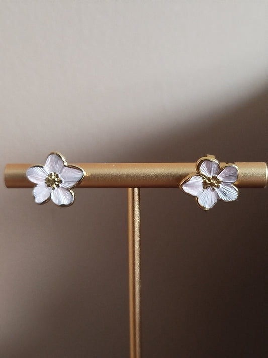 Boucles d'oreilles Akila rose