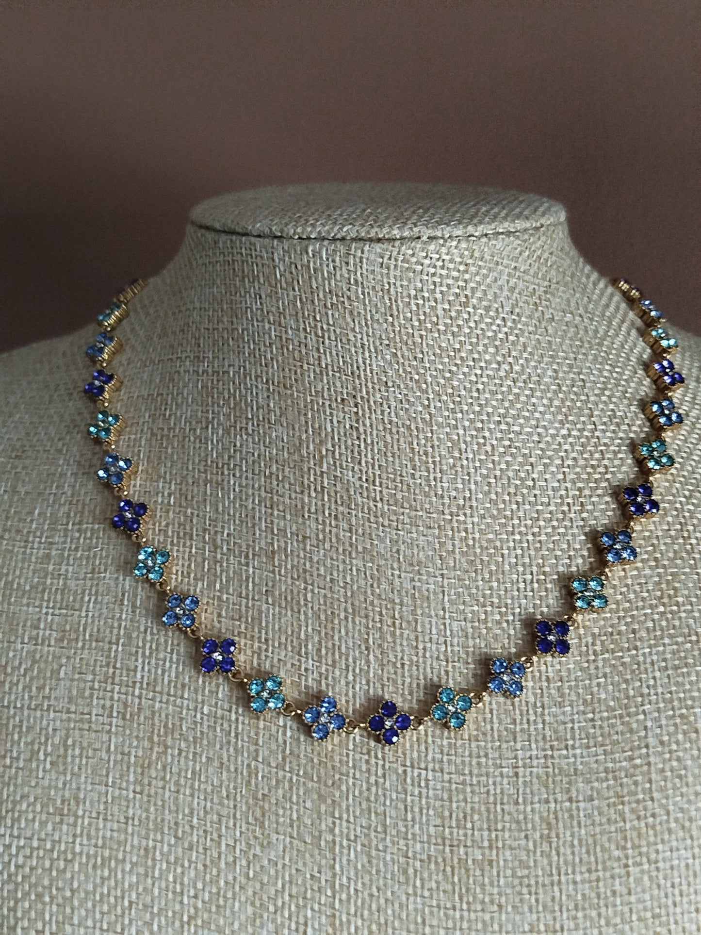 Collier Méline bleu