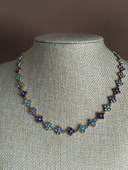 Collier Méline bleu