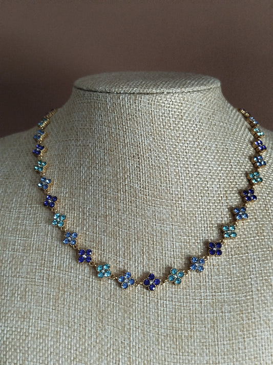 Collier Méline bleu
