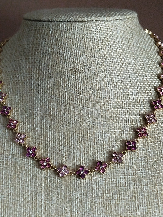 Collier Méline rose
