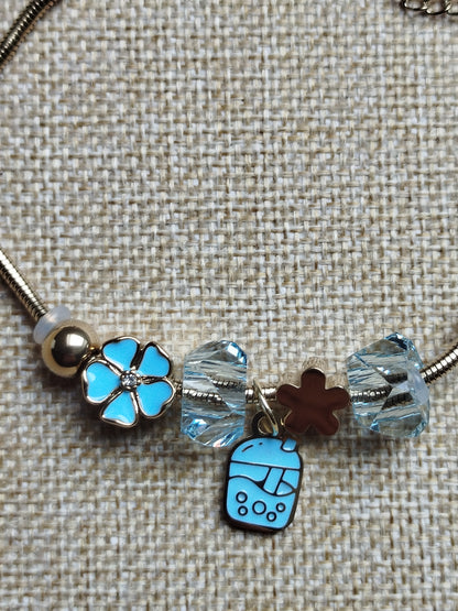 Bracelet Myrtille bleu