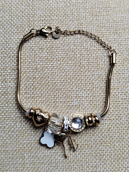 Bracelet Myosotis blanc