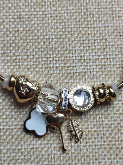 Bracelet Myosotis blanc