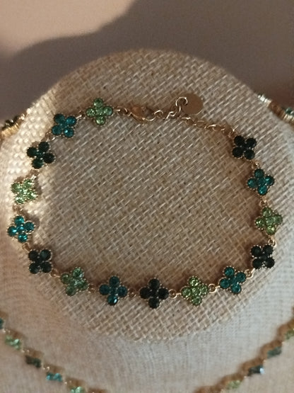 Bracelet Méline vert