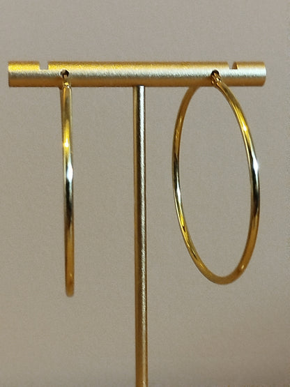 Boucles d'oreilles créoles Lizéa