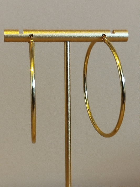 Boucles d'oreilles créoles Lizéa