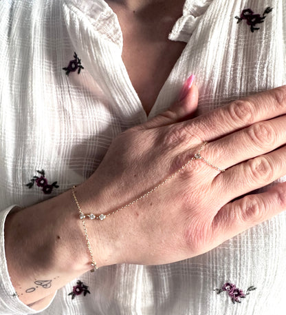 Bracelet bague Lilou