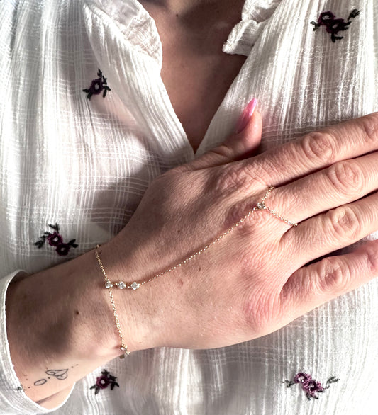 Bracelet bague Lilou